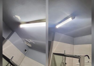 Peinture plafond salle de bain