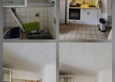 Rénovation de peinture en cuisine et placare