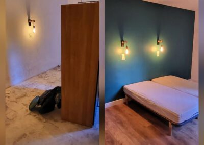 Revêtement de sol dans un chambre